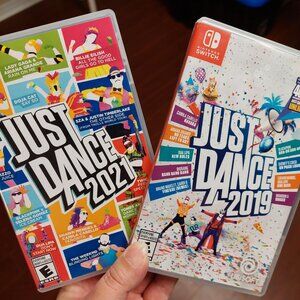 Just Dance 2019 & 2021 - Nintendo Switch Games - Like New, Hardly Played